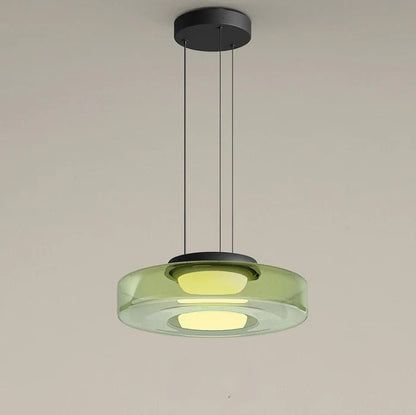 Nirvana - Glass pendant lamp in Bauhaus style