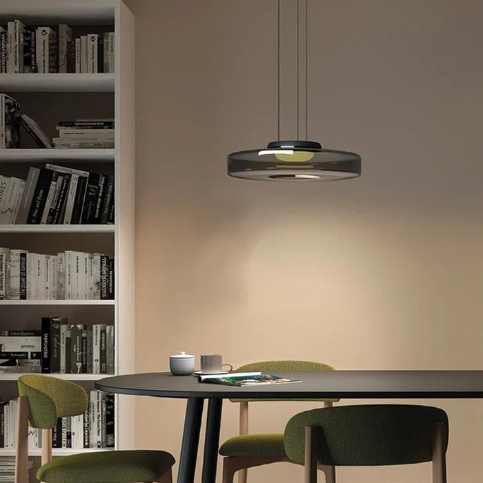 Nirvana - Glass pendant lamp in Bauhaus style