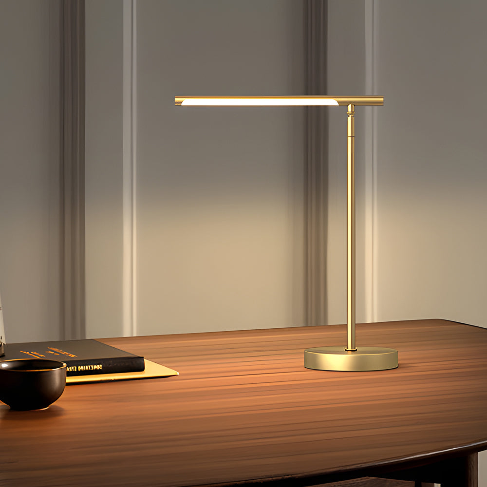 Charlotte - Adjustable Brass LED Desk Lamp