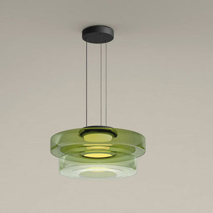 Nirvana - Glass pendant lamp in Bauhaus style