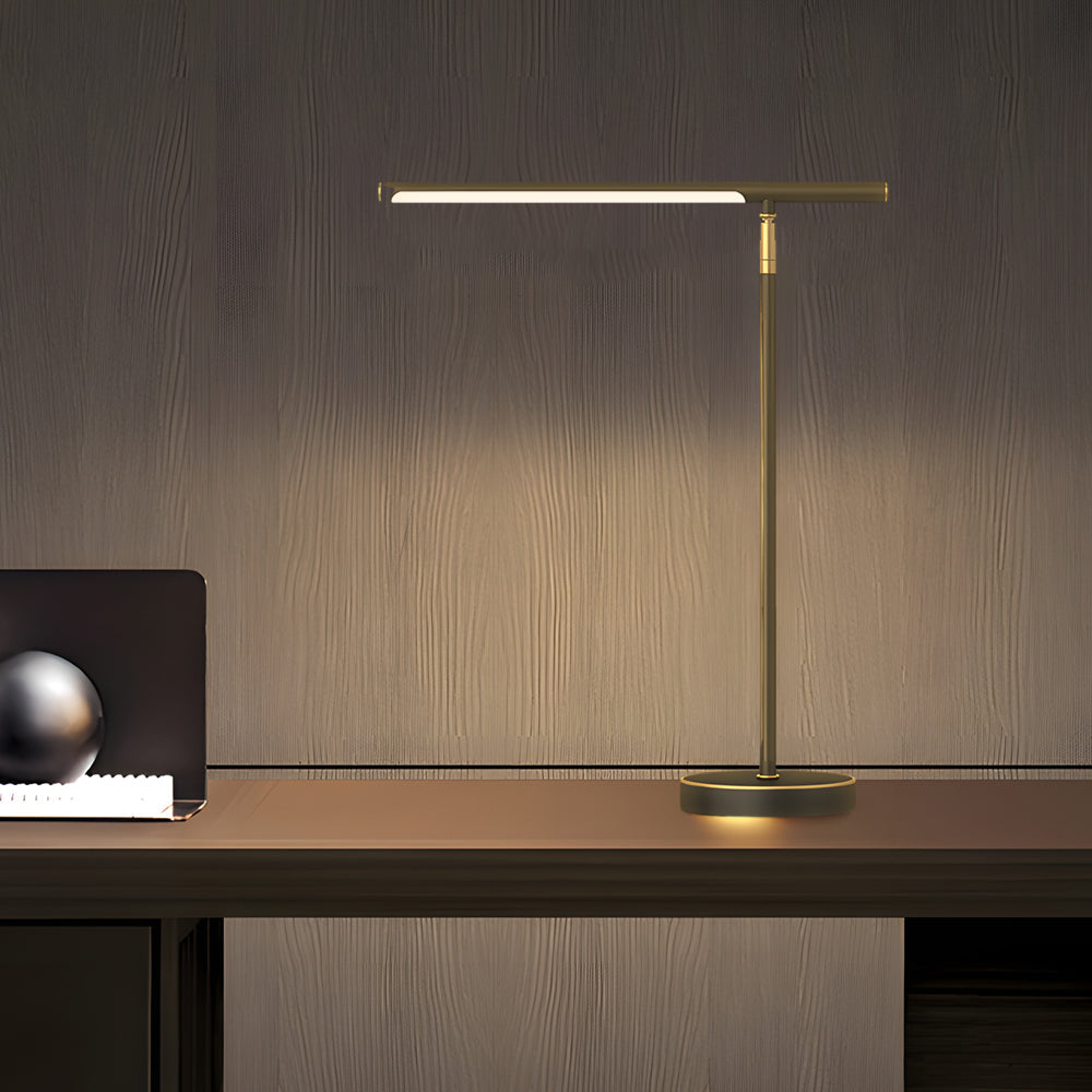 Charlotte - Adjustable Brass LED Desk Lamp