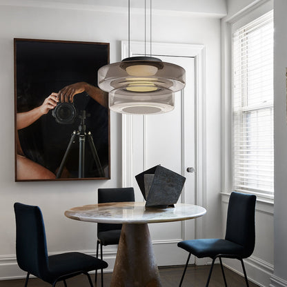 Nirvana - Glass pendant lamp in Bauhaus style